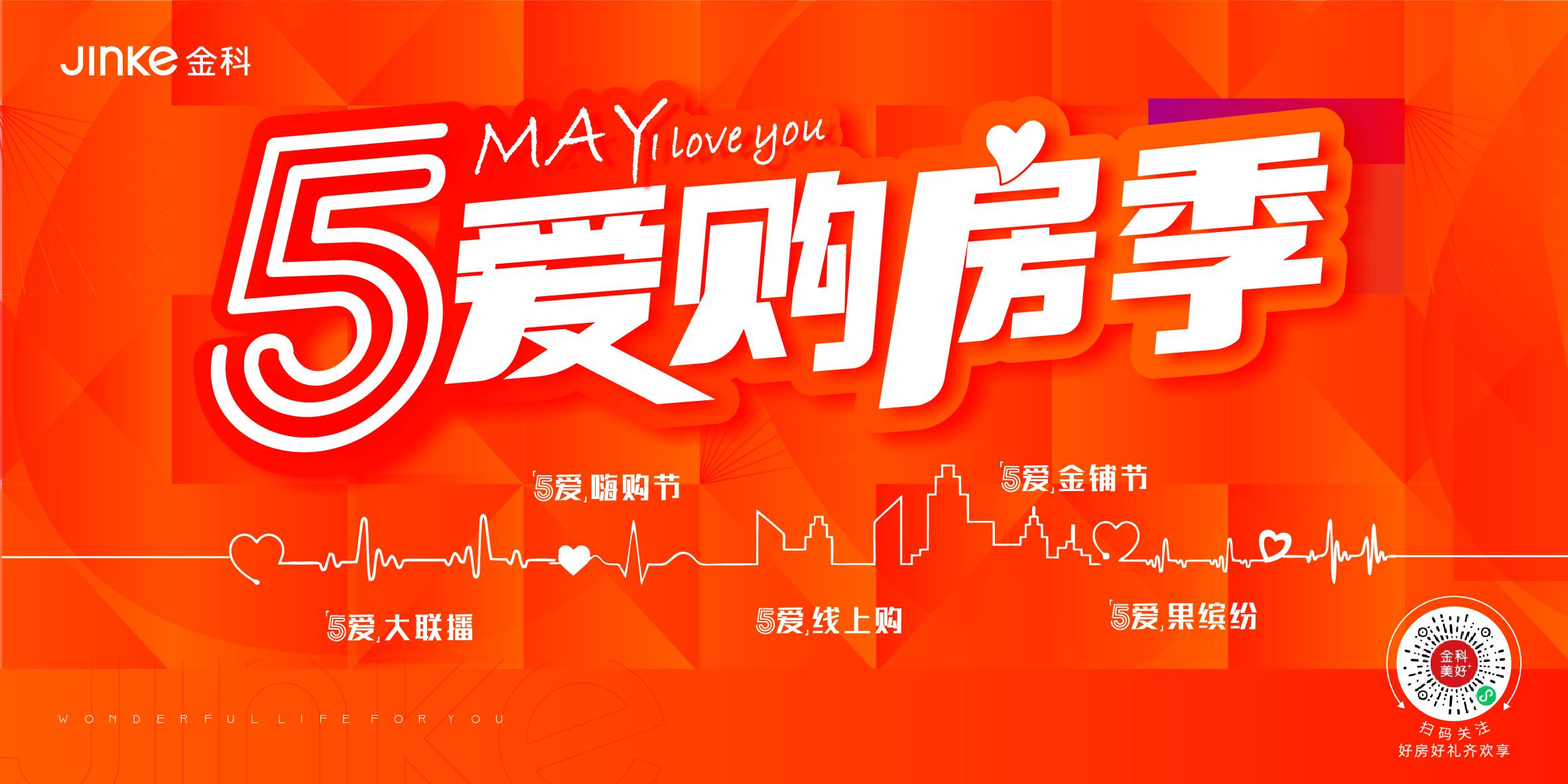全国百城联动400余盘倾情打造金科5爱购房季燃爆五一任务超额完成1228