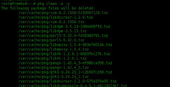 在FreeBSD中pkg包管理器使用实例 在FreeBSD中pkg包管理器使用实例