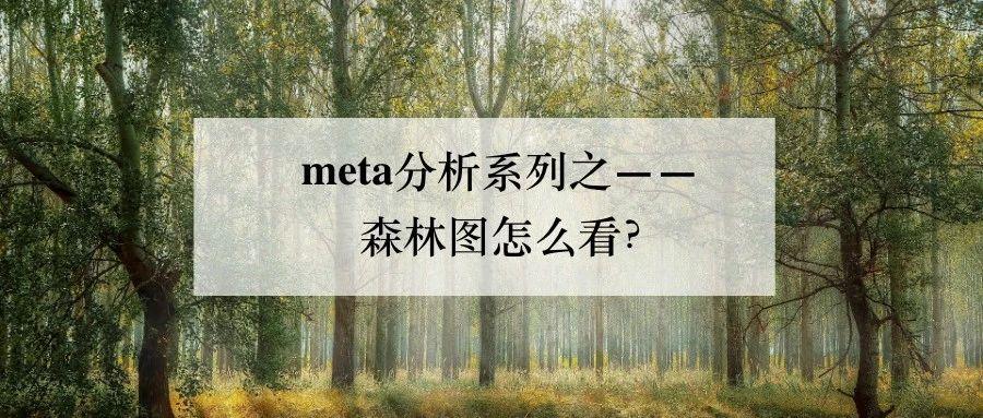 森林图forestplot怎么看