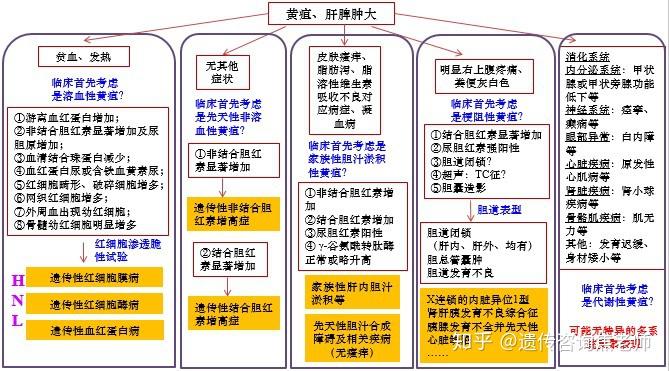 並依據血紅素代謝過程障礙發生的位置,以肝為界分為三類: 肝前性,肝源