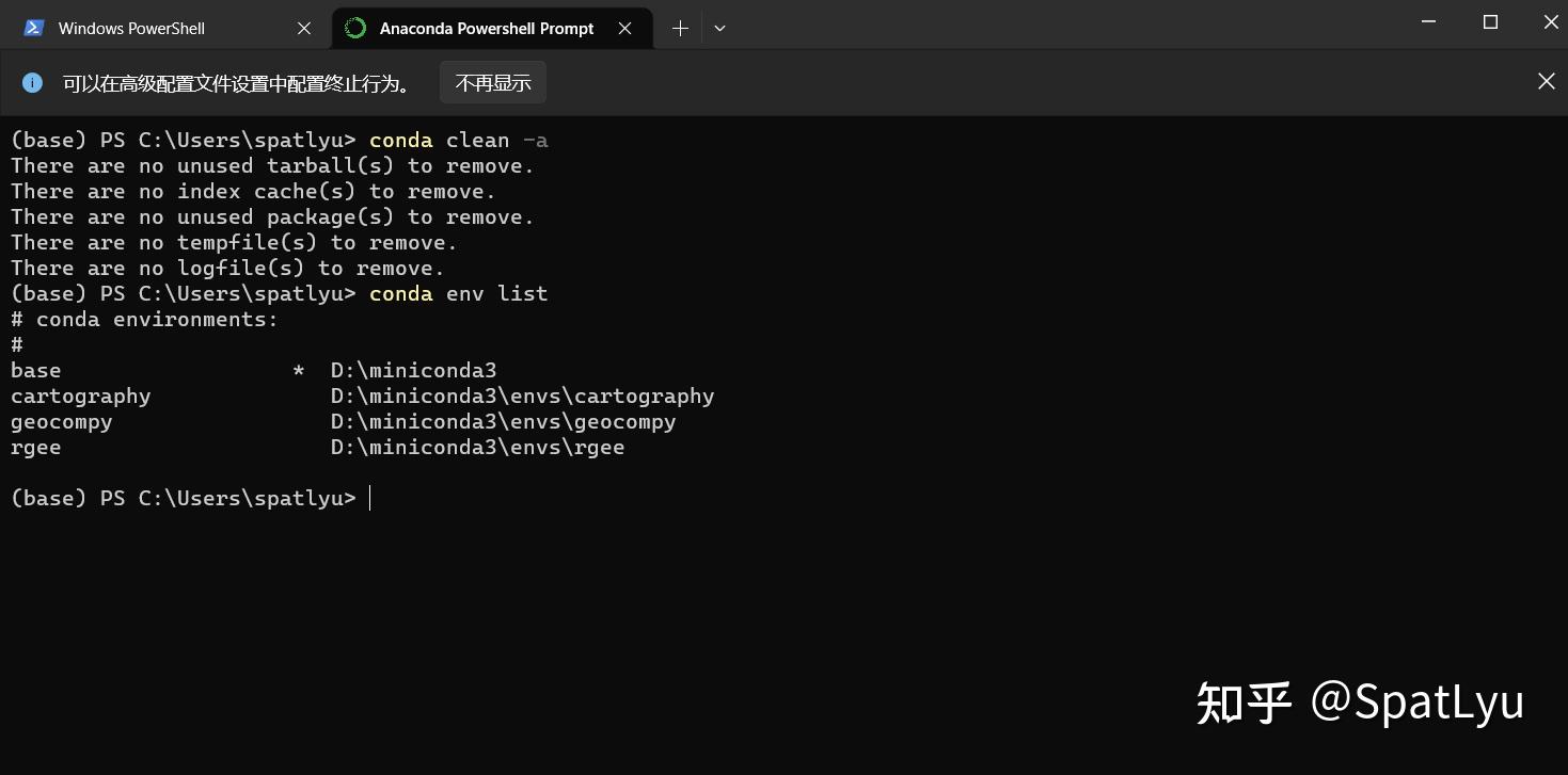 window anaconda Powershell Prompt miniconda3 window anaconda powershell prompt miniconda3