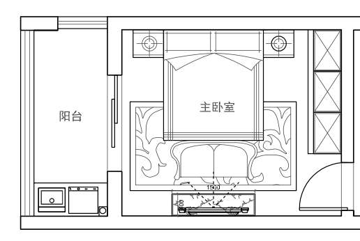 窗帘效果图平面图图片