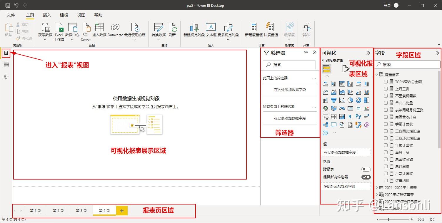 大数据分析工具Power BI（九）：Power View介绍 知乎