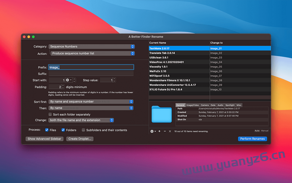 a better finder rename sequence with leader space a better finder rename sequence with leader space