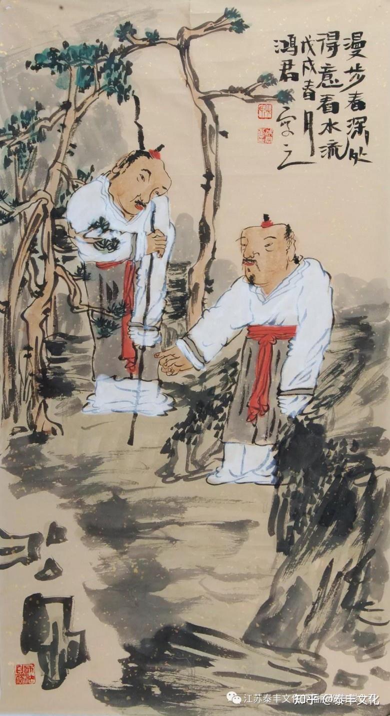 国画名家丨张鸿君古典笔墨下的文人情怀