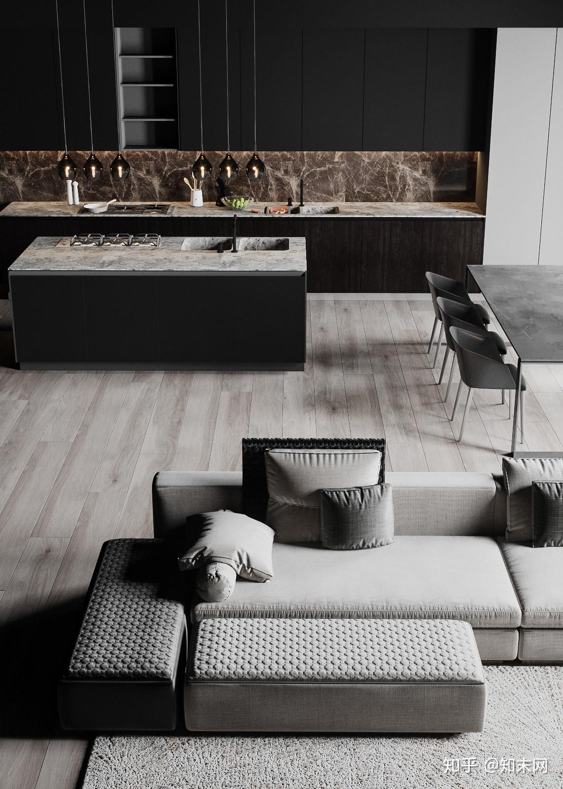 意向图——现代客厅设计