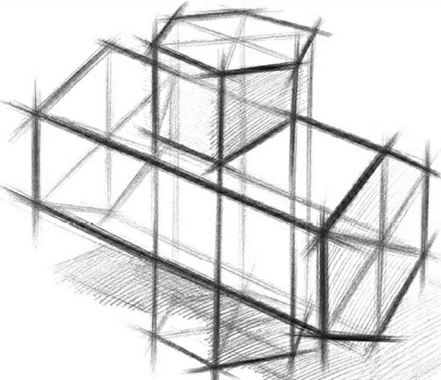 绘画小白如何画好几何体结构素描?一篇就看懂!