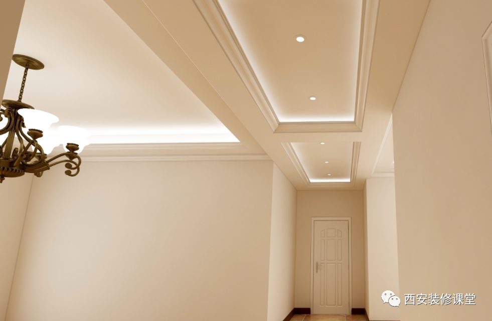 家里过道大梁突兀,怎么做吊顶?