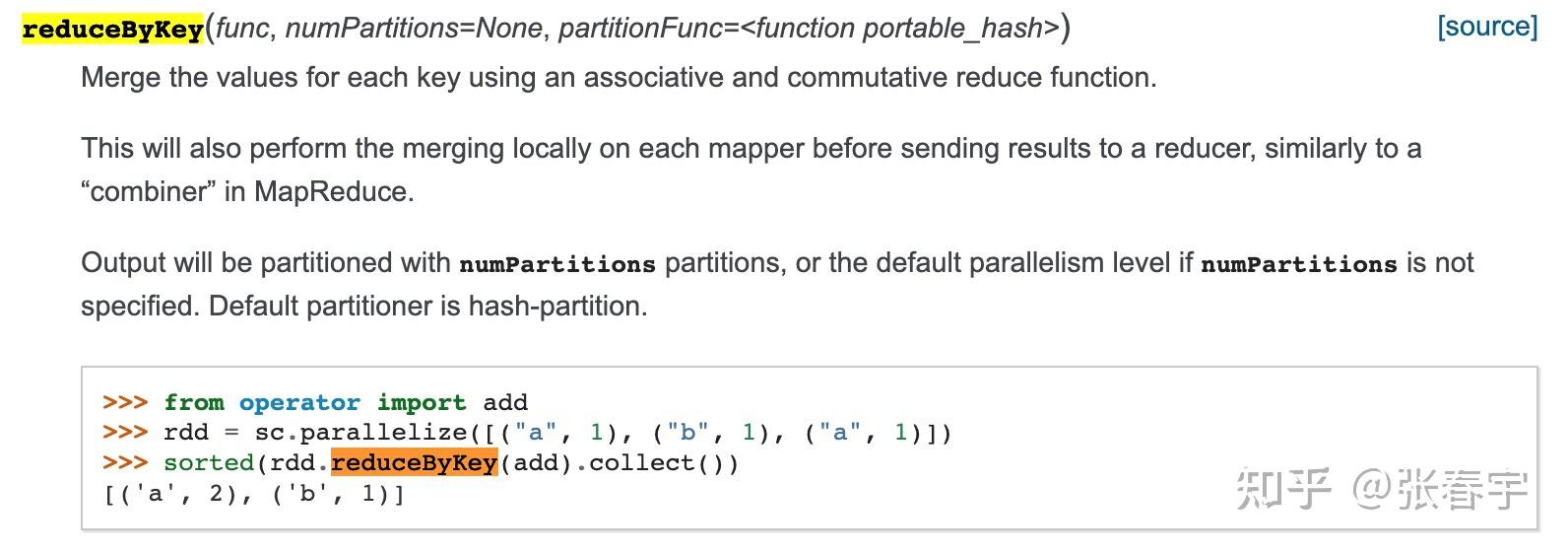 Pyspark ReduceByKey 
