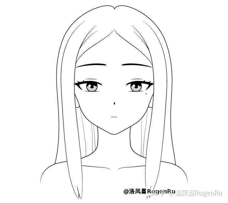 细节通常包括:眼睛内部细节,头发的褶皱,美人痣等.