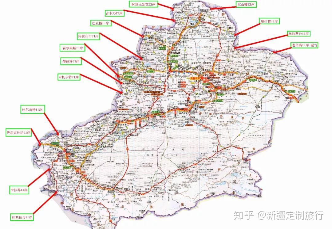 新疆3a景区分布图新疆4a景区分布图新疆5a景区分布图新疆天山以南南疆