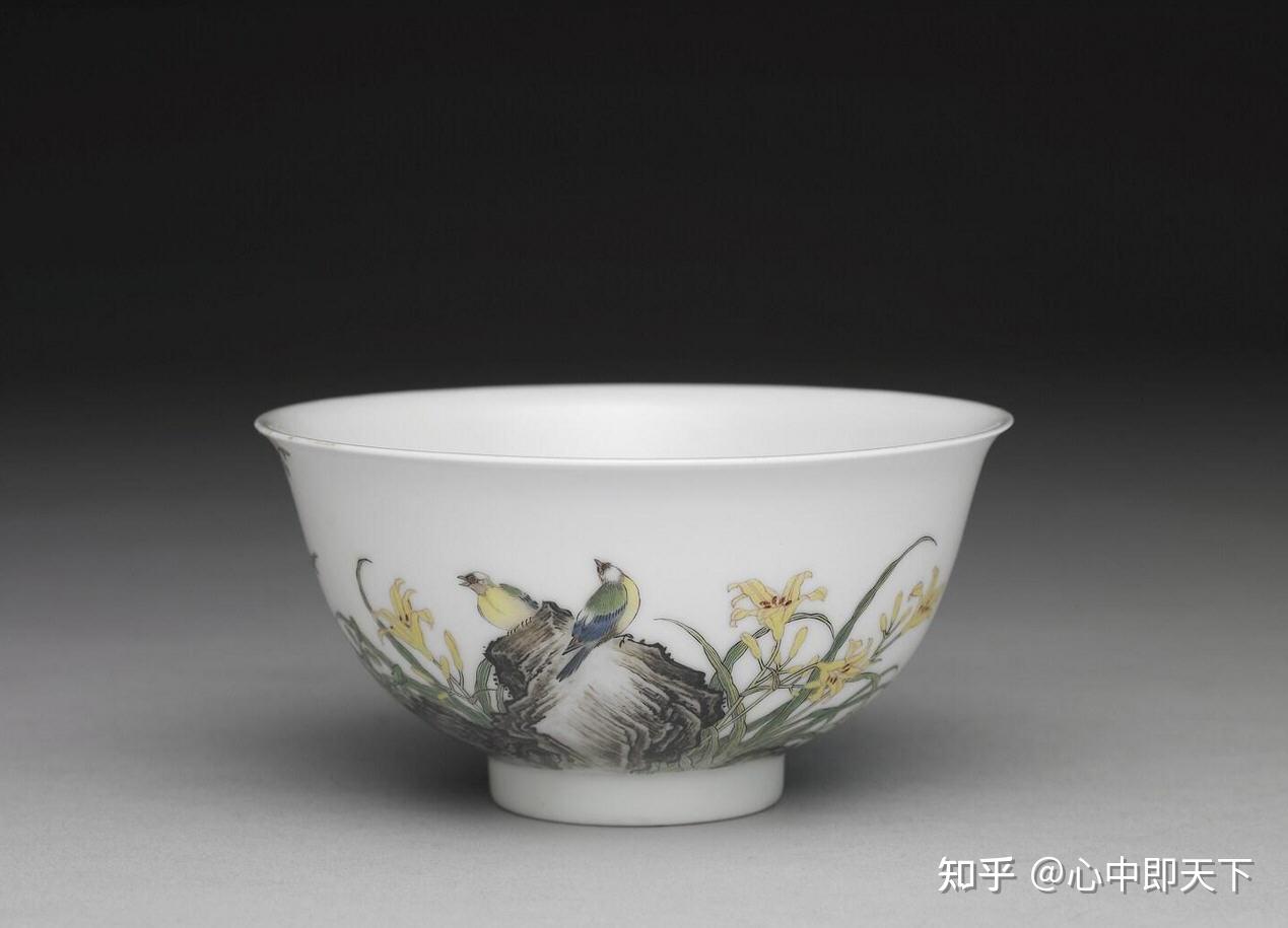 清雍正珐琅彩石榴花鸟纹碗- 知乎