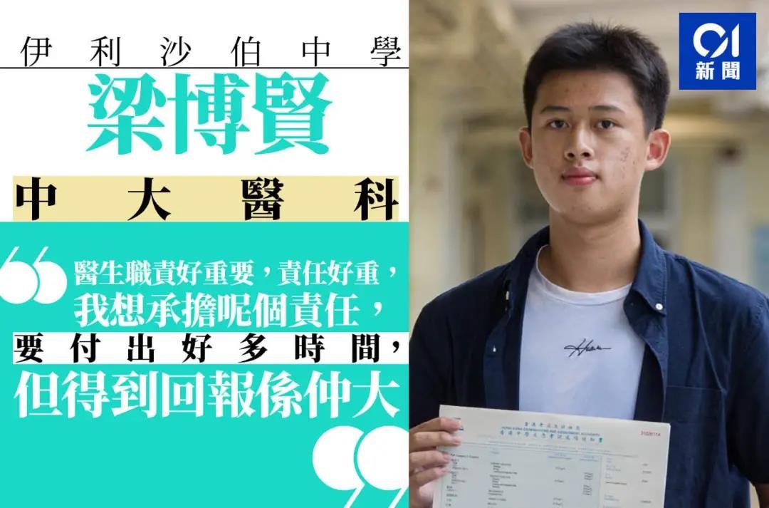 英华书院程朗,伊利沙伯中学梁博贤,圣士提反女子中学陈乐融「超级