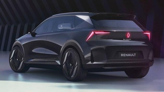 雷诺scenic纯电版假想图或2024年亮相与大众id4竞争