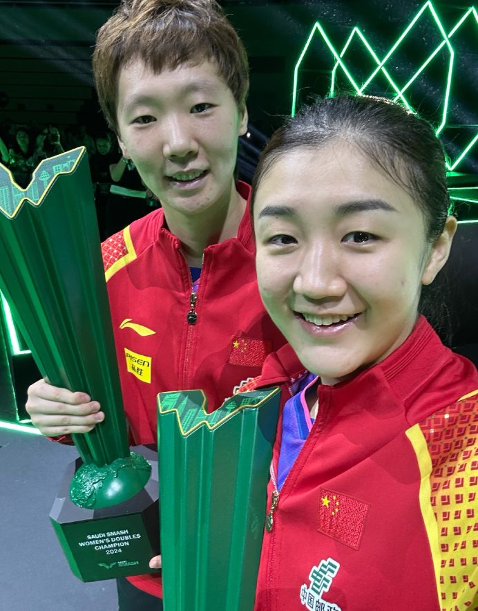 陈梦王曼昱女双夺冠,拿下6万小奖,奥运单打资格竞争将上刺刀!