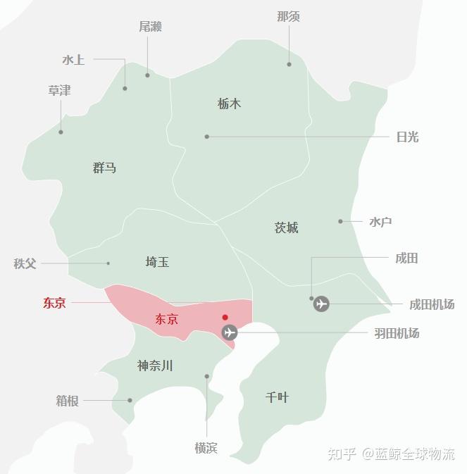 关东地方地图图片