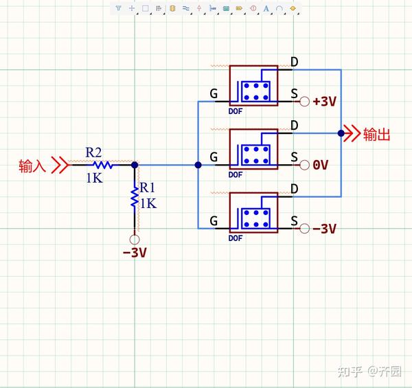 三进制计算机(六)逻辑运算硬件实现之上下门 - 知乎