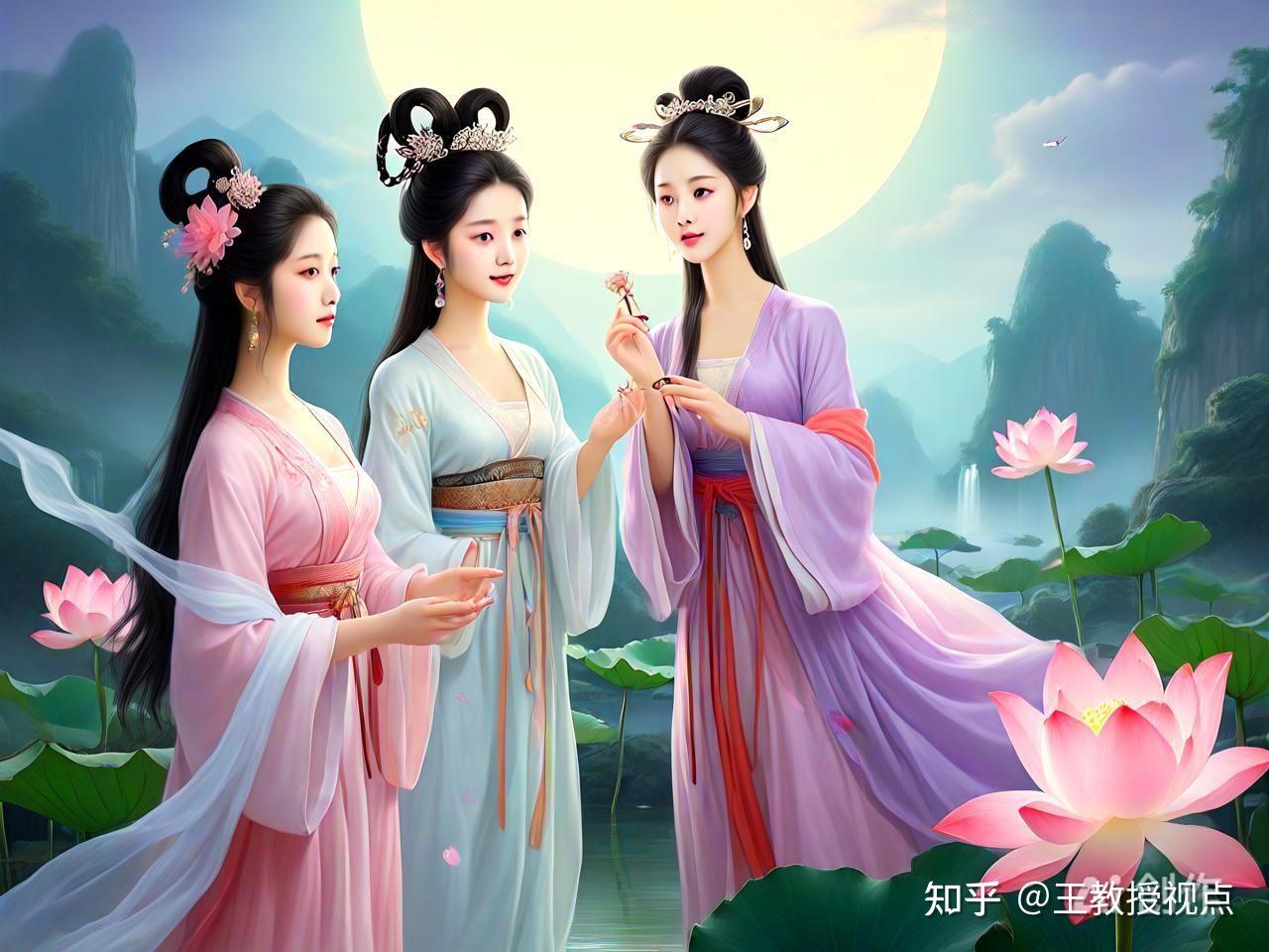 中国古代仙境里的仙女们欣赏：超凡脱俗的绝美风华 - 知乎