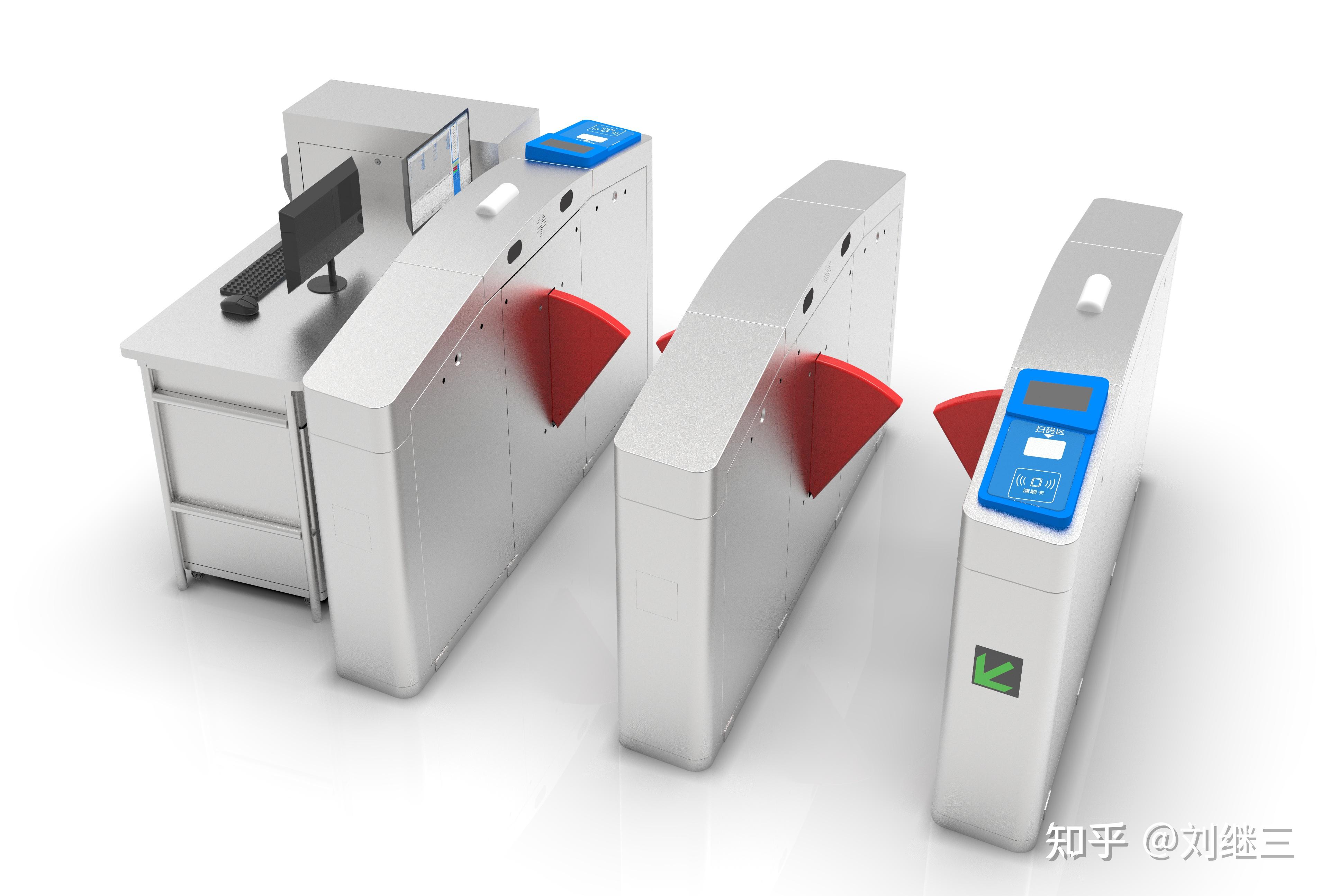 智轨快运为什么使用诸如双向自动检票机自助实名制核验闸机出站检票机