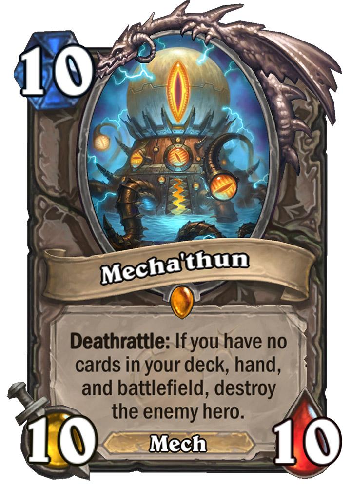 炉石传说碰碰计划独家新卡牌机械克苏恩