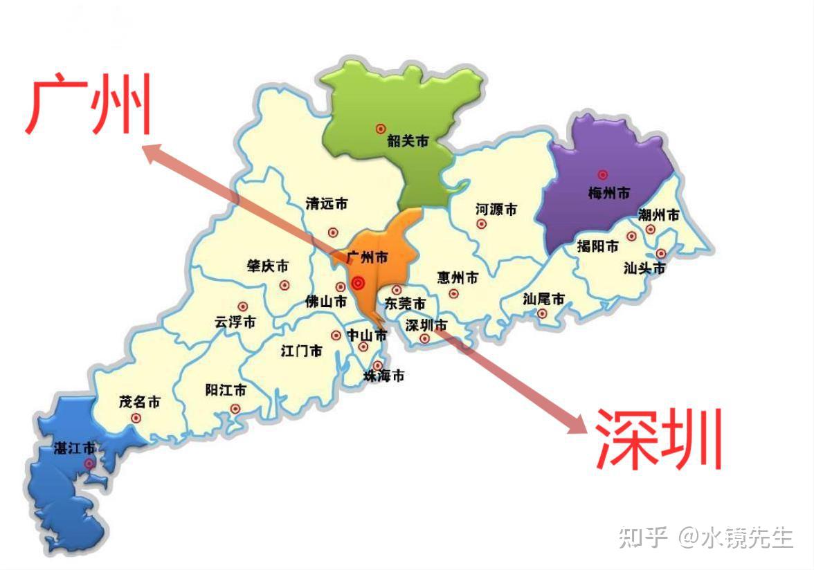 01part地理位置之比本篇乃第三篇《广深争地利(上)》,看广州能否在