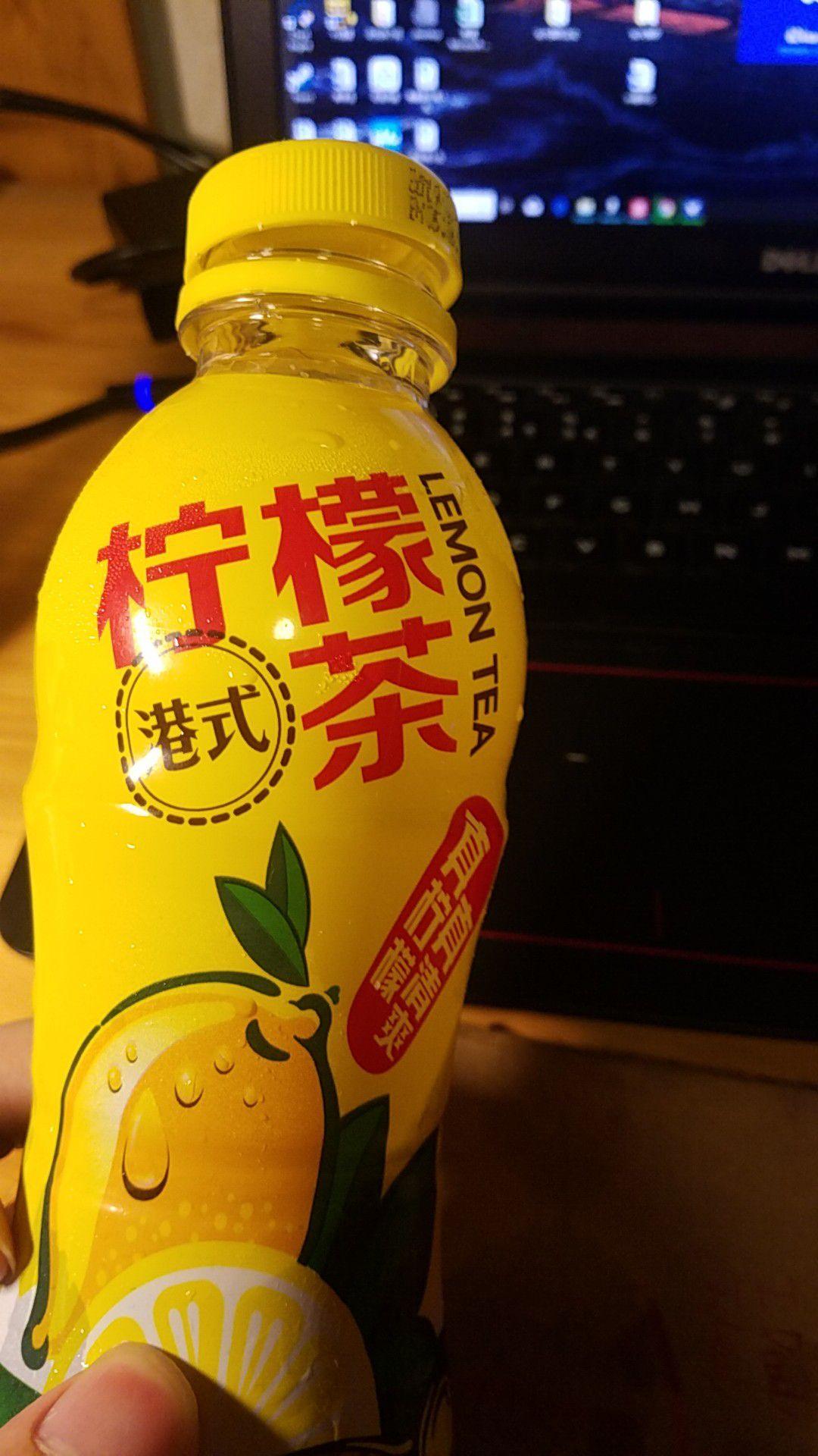 从便利店买到一瓶类似维他柠檬茶的饮料(百怡