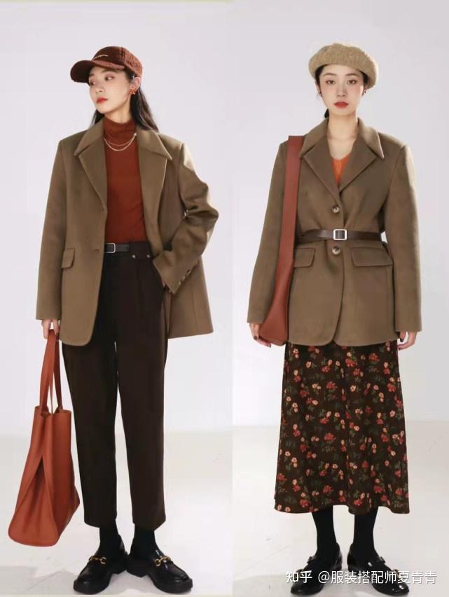 复古又高级一件焦糖色大衣就能让你和路人拉开差距