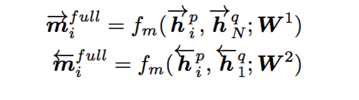 《Bilateral Multi-Perspective Matching for Natural Language Sentences》(句子匹配) 《Bilateral Multi-Perspective Matching for Natural Language Sentences》(句子匹配)