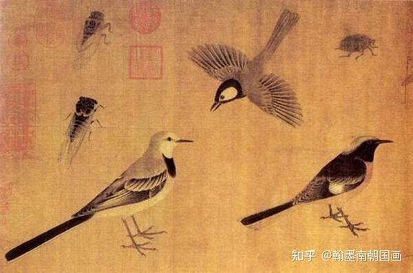 黄筌《写生珍禽图》-花鸟画大师黄筌的艺术感受 - 知乎