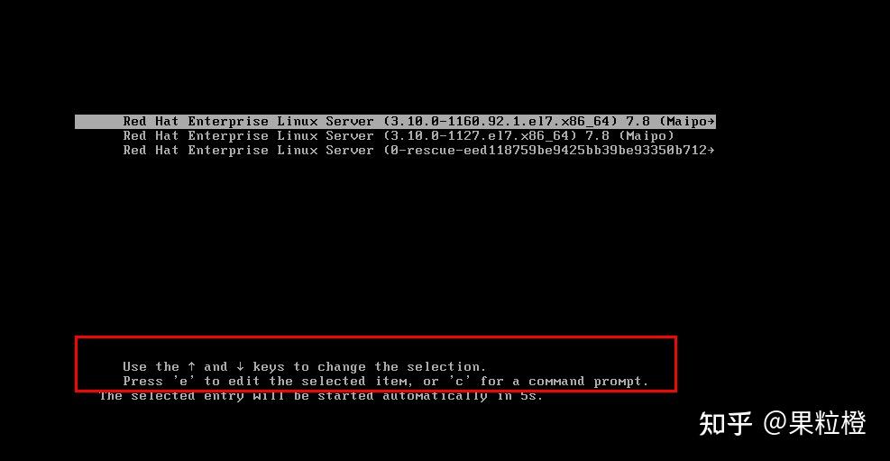 RHEL7 root Rhel7 root