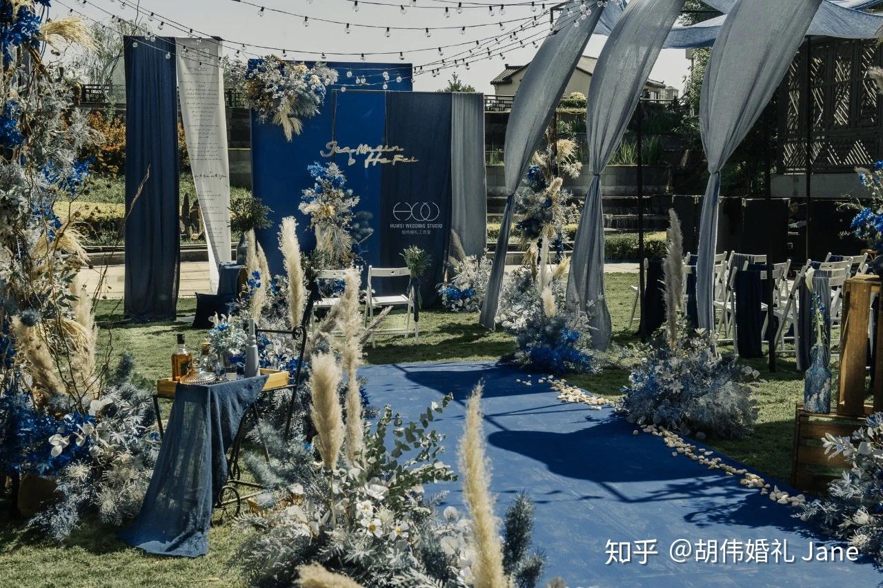 婚礼作品当户外婚礼遇上雾霾蓝别有一番景致