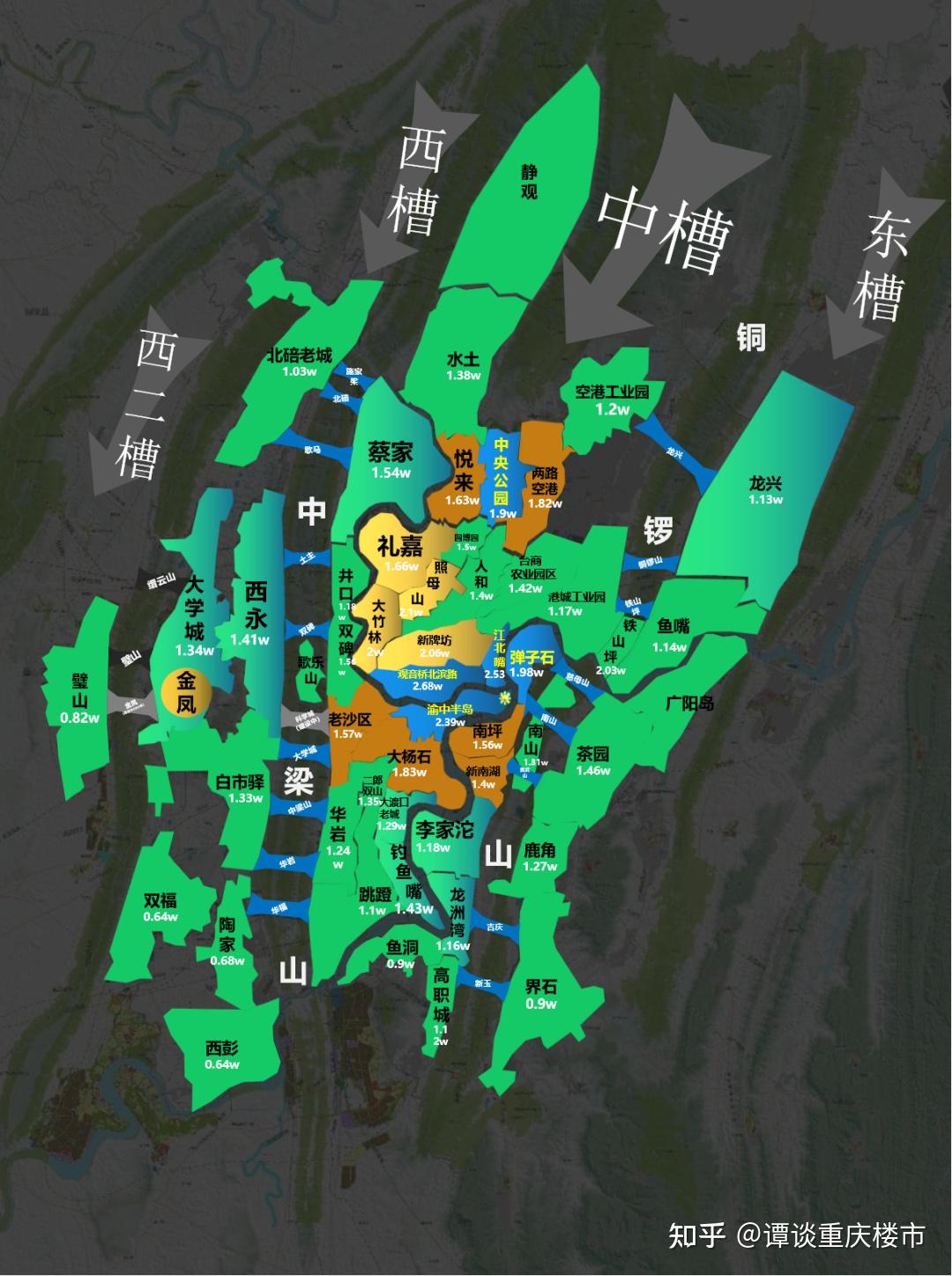 重庆板块划分图图片