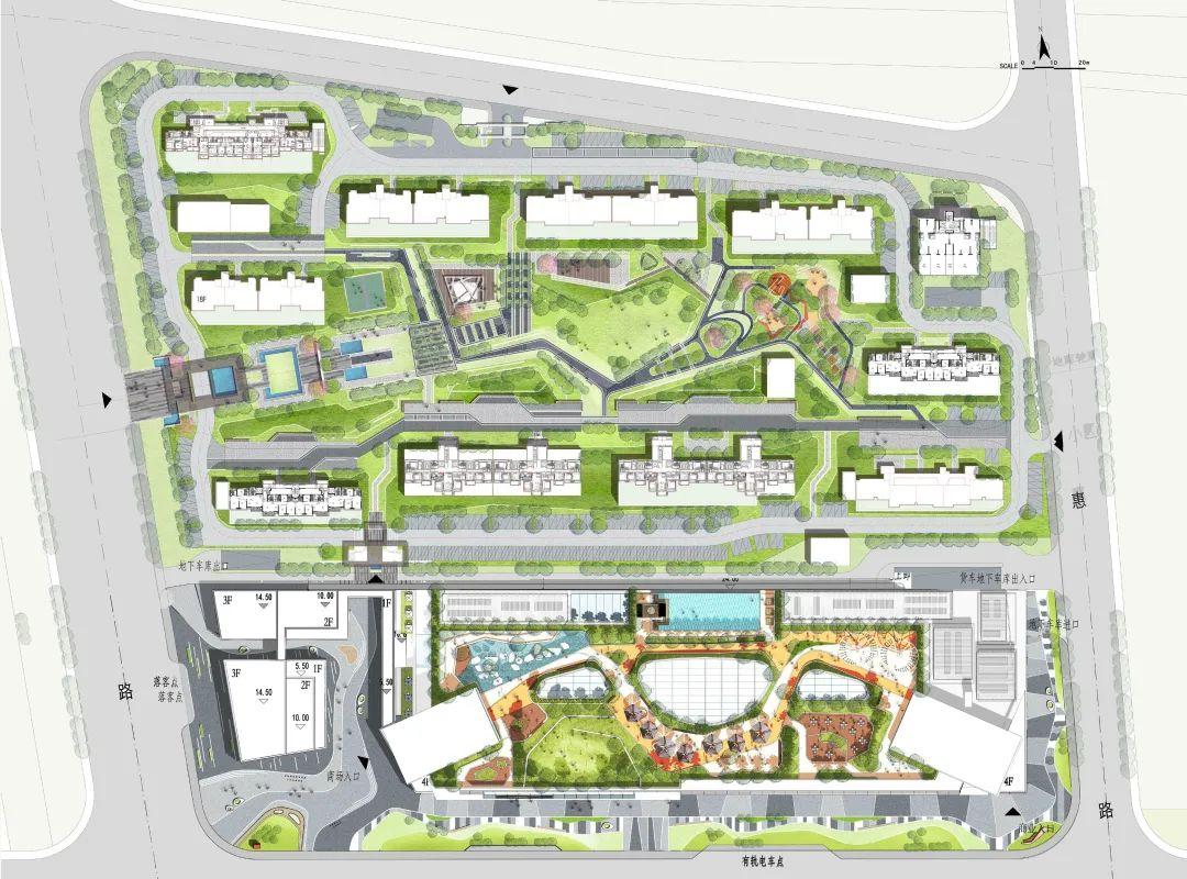 我真是栓q!(全新居住区彩平psd及参考图合集)