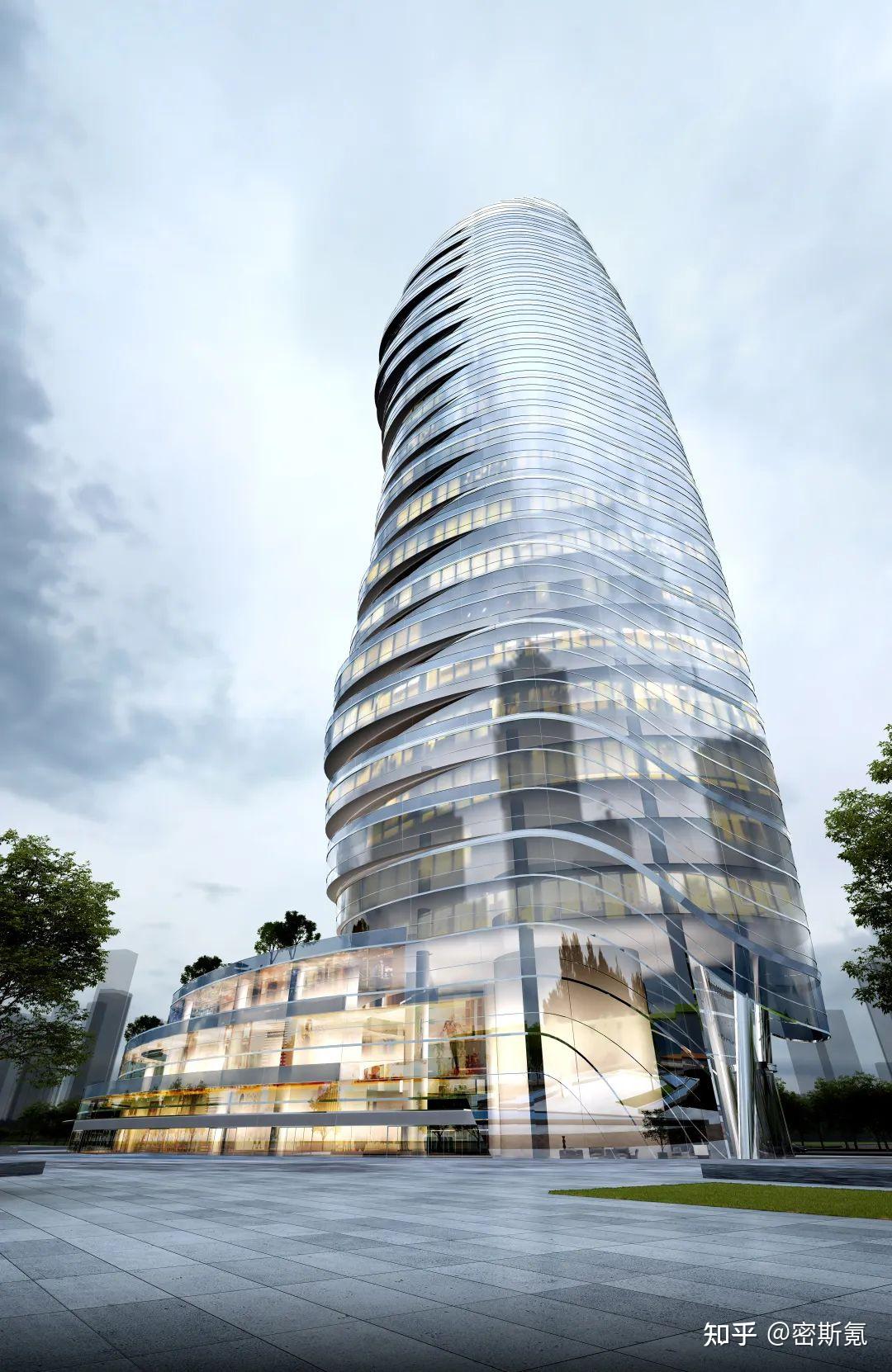 戴圆履方丨独特外观风格的高端酒店立面【建筑设计】