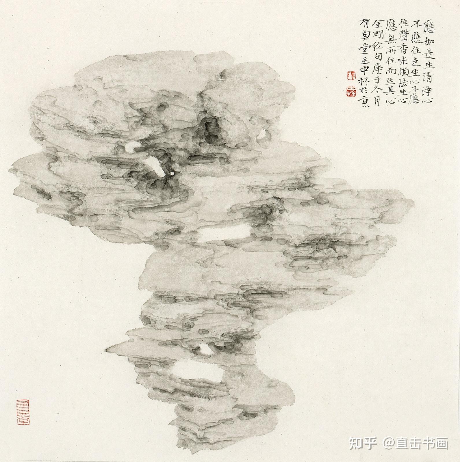 太湖石国画图库图片