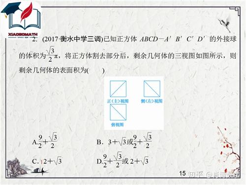 肖博高考数学二轮复习方法之立体几何解题策略 附题型解析 知乎