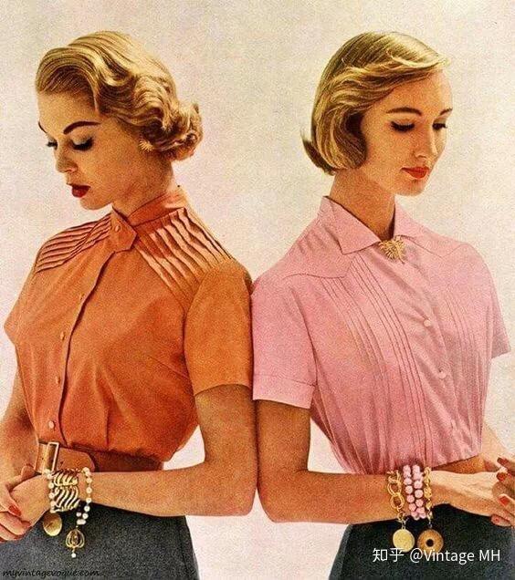 女生怎么穿出上世纪50年代美国或法国复古风?