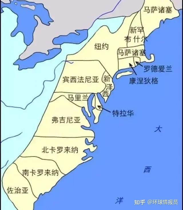 弗吉尼亚州地图中文版图片