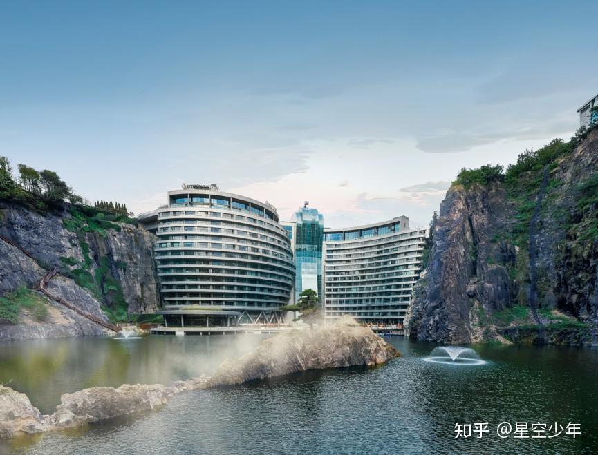 全球唯一“深坑酒店”上海开业-上海佘山世贸深坑酒店