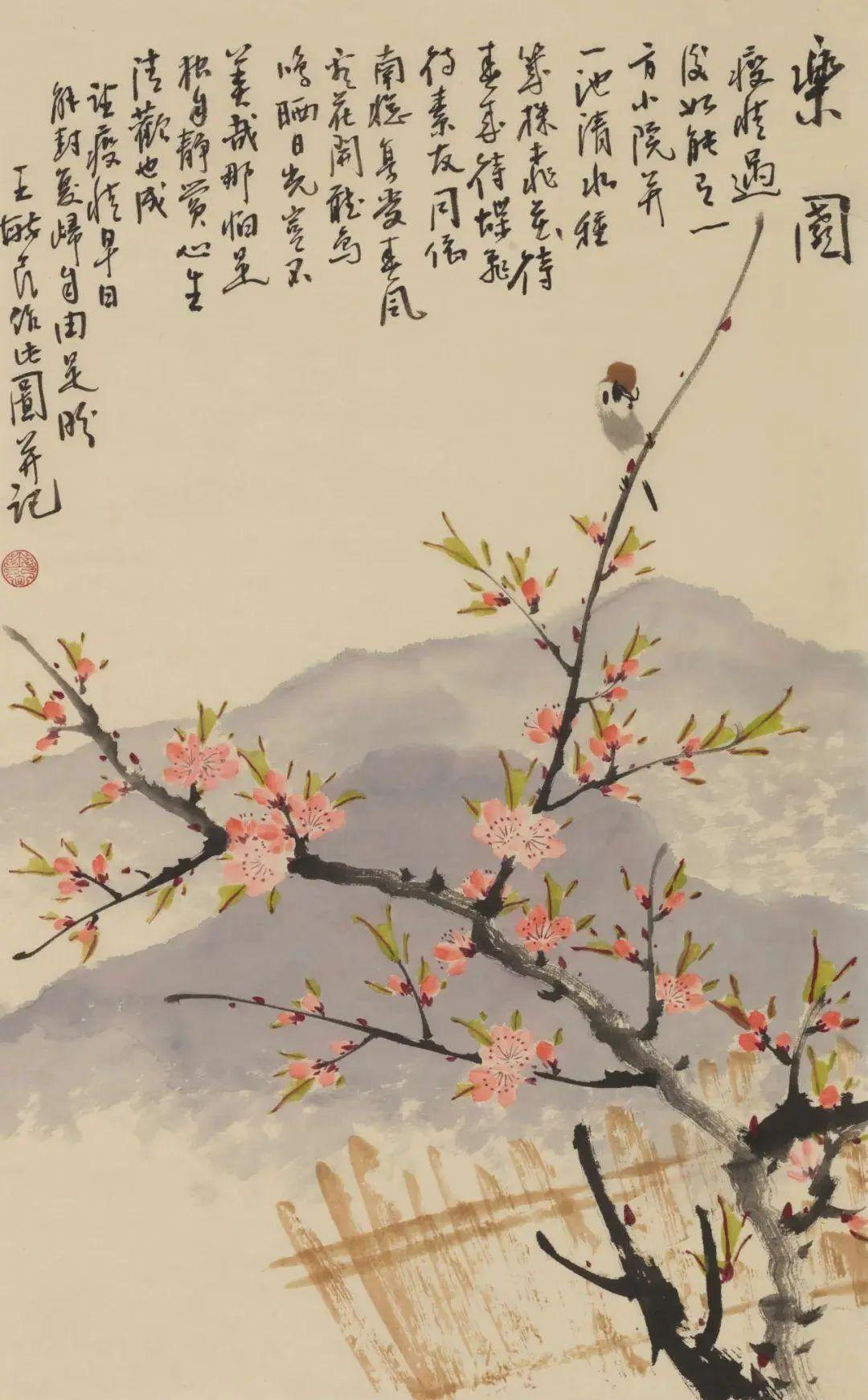 【国画天地】盛世桃花芳自远——王毓民桃花系列作品 - 知乎