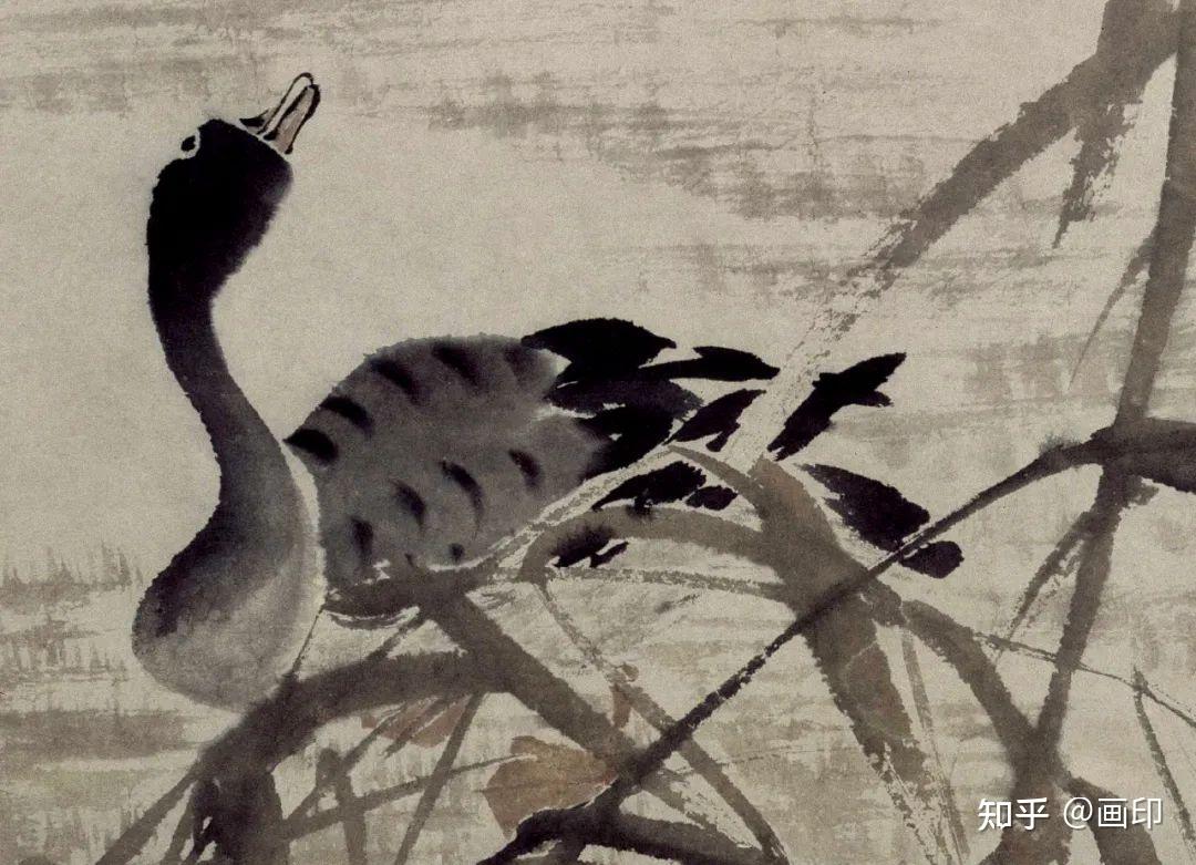邊壽民 大雁 邊壽民蘆雁圖| Bian Shoumin, Geese and Reeds | Fine Classical