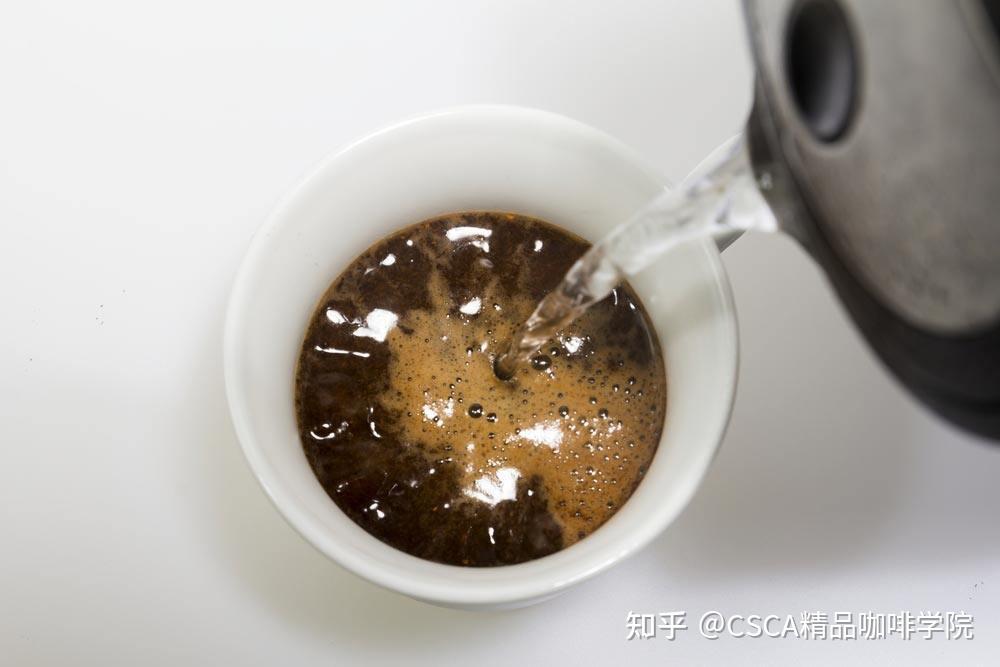 接受不了意式浓缩咖啡的浓烈,所以加水进行稀释