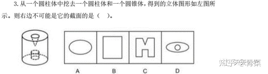 空心圆柱剖面图图片