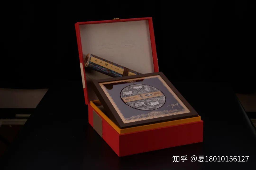 五牛图足银纪念典藏500g牛年大银章