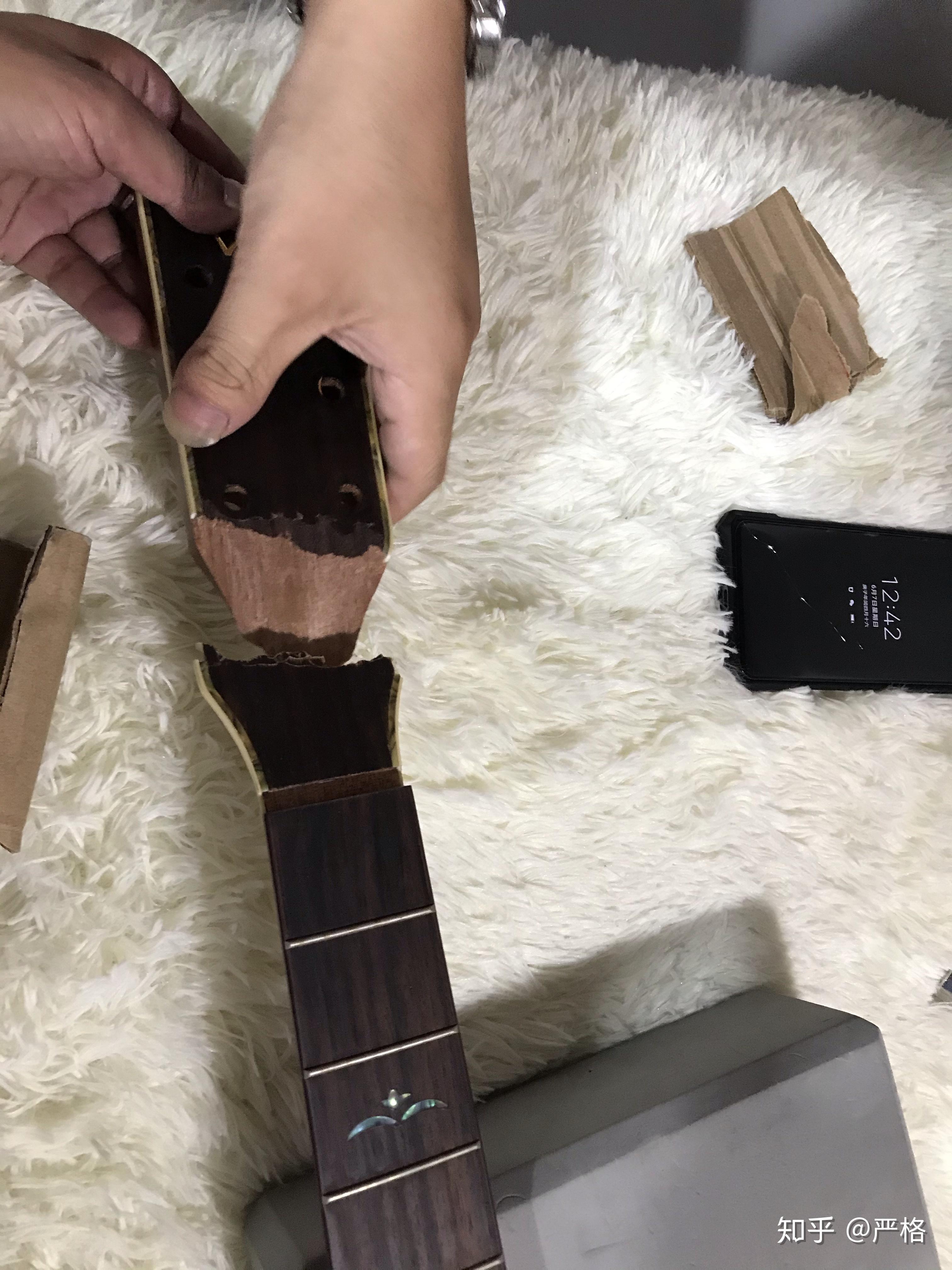 吉他琴颈断了,修一下基本看不出有断过～ - 知乎