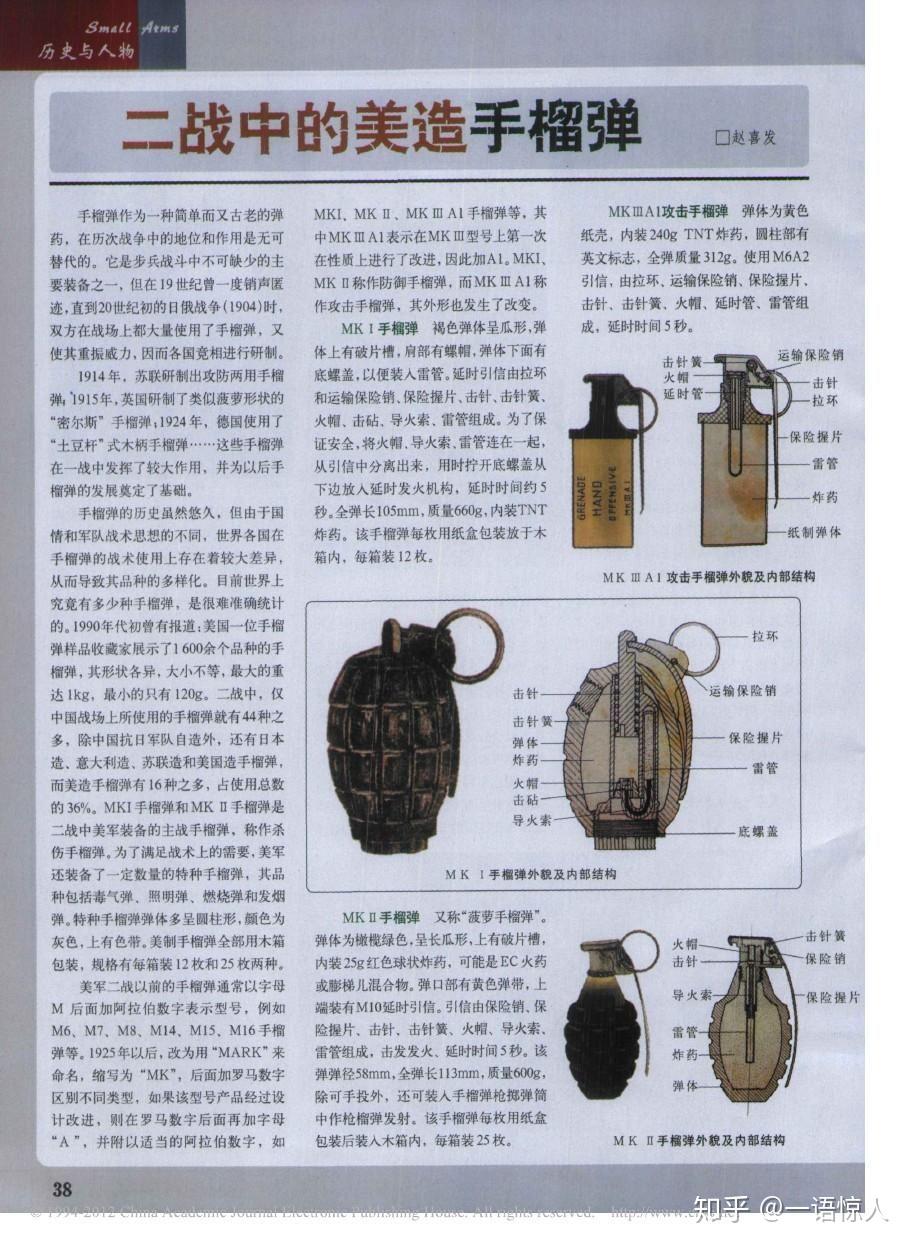 中美日三国手雷(手榴弹)工作原理对比 - 知乎