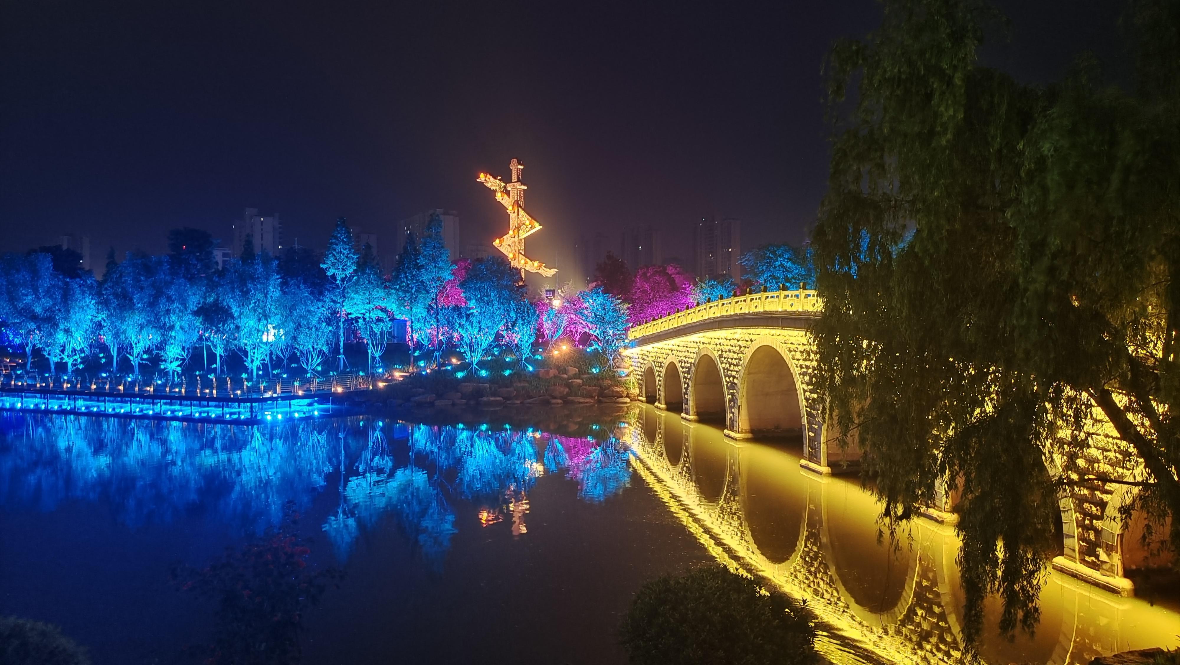 美丽吉安:后河·梦回庐陵景区夜景欣赏 - 知乎