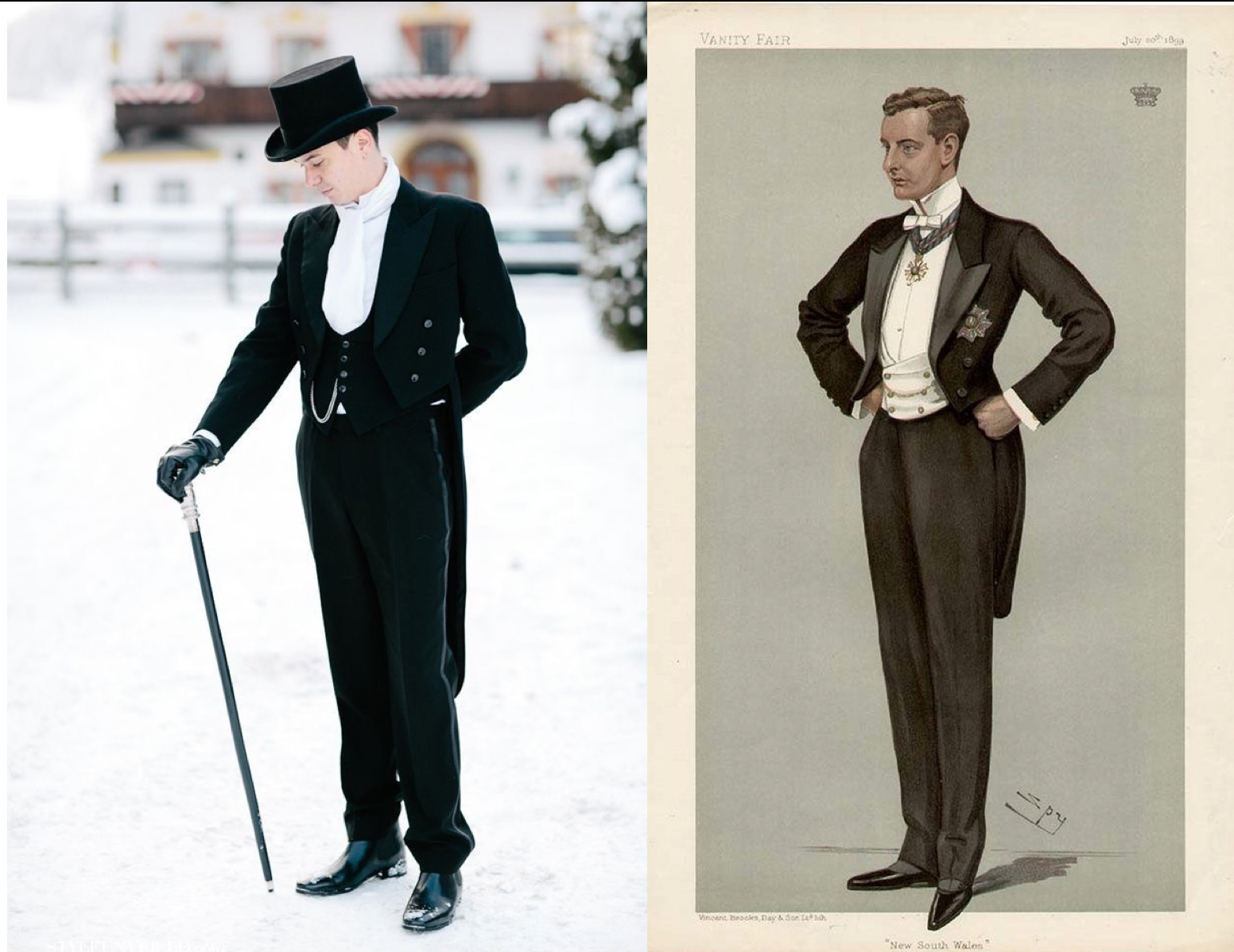 英国贵族男性服饰图片
