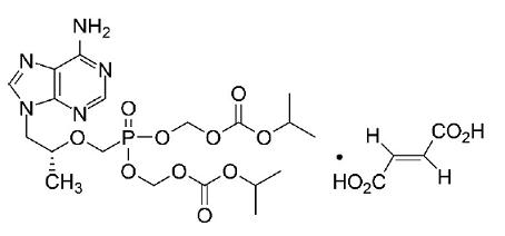 [[(异丙氧基羰基)氧基]甲氧基]次膦酰基]-甲氧基]丙基]腺嘌呤富马酸酯