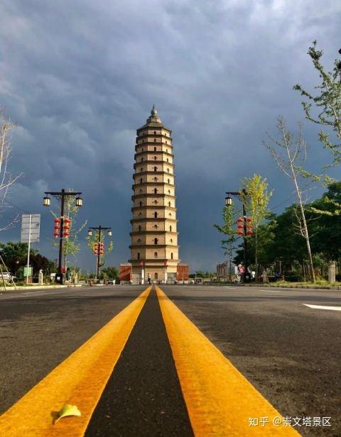 去中国第一高砖塔—崇文塔